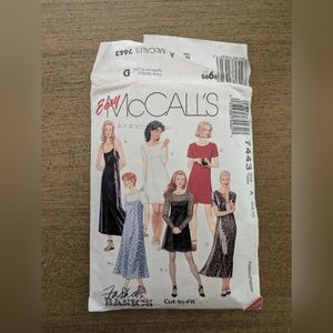 McCall's 1995 Slip Dress Pattern